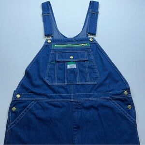 Liberty Bib Overalls Mens Size 42x30 Blue Denim Workwear Carpenter